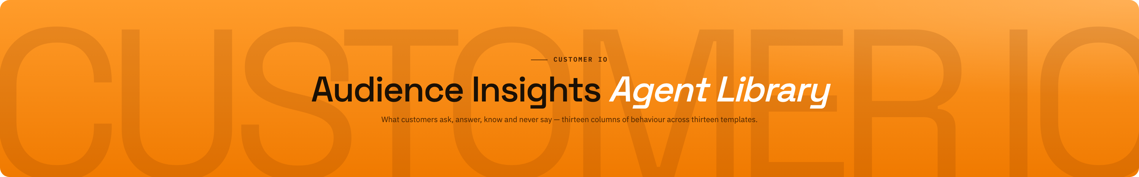 Audience Insights brand / centered