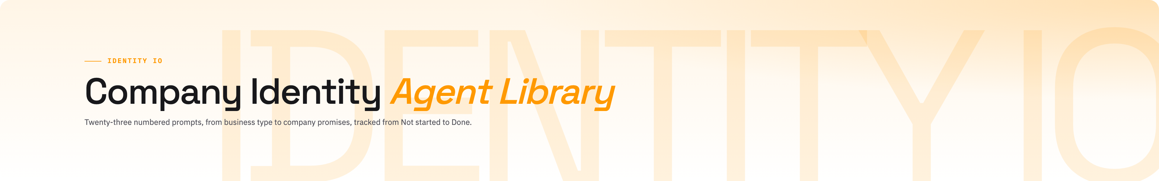 Company Identity colour / light