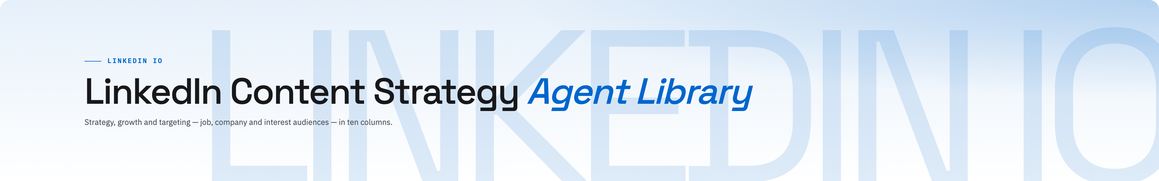 LinkedIn Content Strategy colour / light
