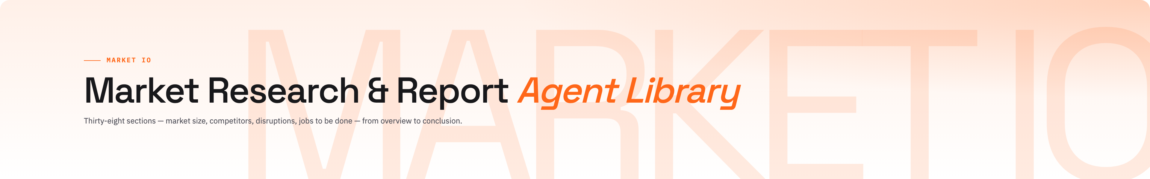 Market Research & Report colour / light